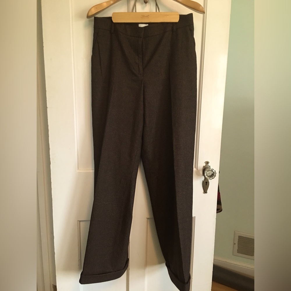 Dark Brown Wool Pants